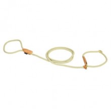 Duvo+ Köpek Eğitim ve Gezdirme Tasması Bej 170cm/8mm