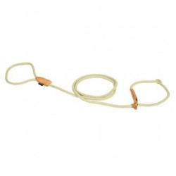 Duvo+ Köpek Eğitim ve Gezdirme Tasması Bej 170cm/8mm