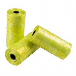 Duvo+ Limon Kokulu Köpek Dışkı Toplama Poşeti 4x15st - 32x19 cm Duvo+ Limon Kokulu Köpek Dışkı Toplama Poşeti 4x15st - 32x19 cm