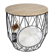 Duvo+ Metal Kedi Dinlenme Sepeti 33x33x39cm