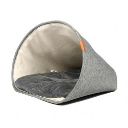 Duvo+ Minderli Mağara Kedi Yatağı 43x43x35cm