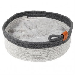 Duvo+ Minderli Sepet Kedi Yatağı 35x35x11,5cm