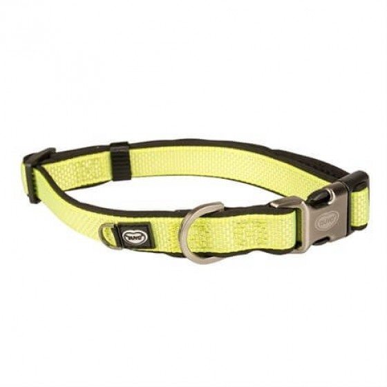 Duvo+ Neon Köpek Boyun Tasması Sarı 35-55cm/20mm