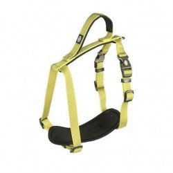 Duvo+ Neon Köpek Göğüs Tasması Sarı 40-50cm/15mm