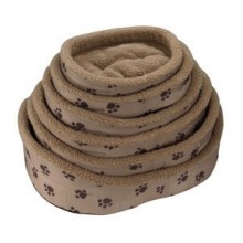 Duvo+ Oval Kedi Köpek Yatağı No:3 Kahve