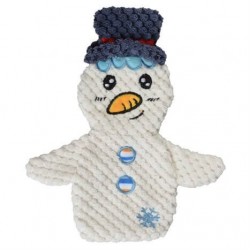 Duvo+ Peluş Kardan Adam Yılbaşı Köpek Oyuncağı 19x16,5x2,5cm