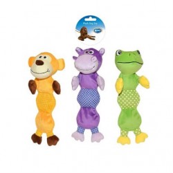 Duvo+ Peluş Uzun Gövdeli Figür Sesli Köpek Oyuncağı 18,5x15x8cm