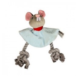 Duvo+ Plush Mouse Köpek Diş İpi 18 Cm Duvo+ Plush Mouse Köpek Diş İpi 18 Cm