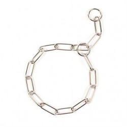 Duvo+ Tek Sıra Kalın Boğma Zincir Köpek Tasması 80cm 4mm