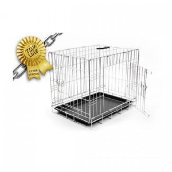 Duvo+ Topline Dog Crate Chrome Köpek Kafesi 76 cm