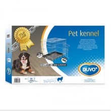 Duvo+ Topline Dog Crate Chrome Köpek Kafesi 123cm