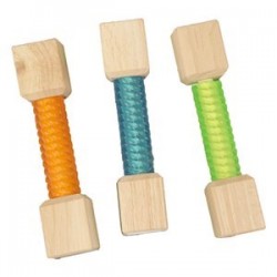 Duvo+ TPR Kauçuk ve Doğal Ahşap Dumbell 4,5x4,5x21cm Duvo+ TPR Kauçuk ve Doğal Ahşap Dumbell 4,5x4,5x21cm