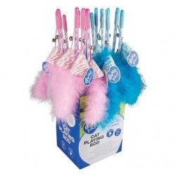 Duvo+ Tüylü Zilli Kedi Oyun Oltası 45x4x3,5 cm Duvo+ Tüylü Zilli Kedi Oyun Oltası 45x4x3,5 cm