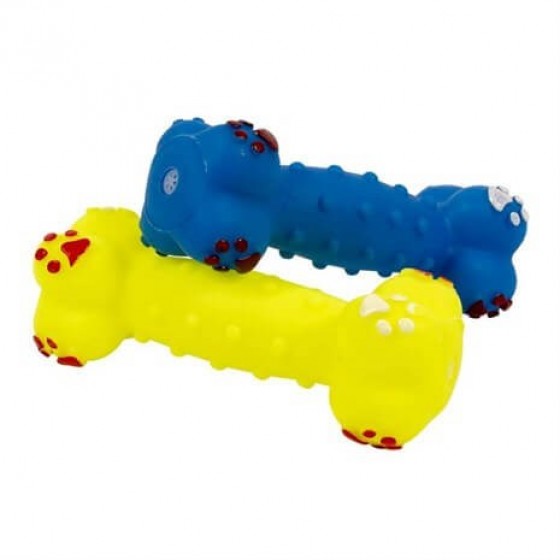 Duvo+ Vinil Sesli Köpek Dumbbell 16x5x5cm