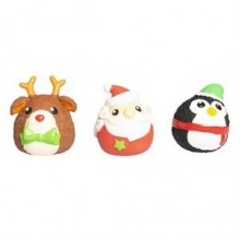 Duvo+ Vinyl Yılbaşı Figürleri Köpek Oyuncağı 7cm