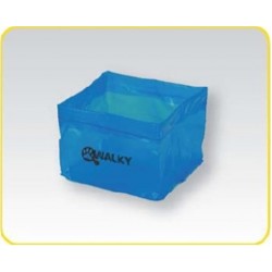 Eastland Katlanabilen Naylon Seyahat Mama ve Su Kabı 12x12x9 cm