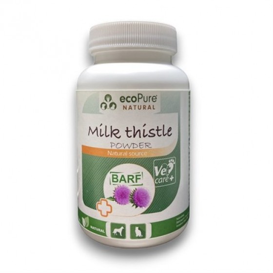 Ecopure BARFEED Milk Thistle Kedi ve Köpek Karaciğer Desteği 100gr