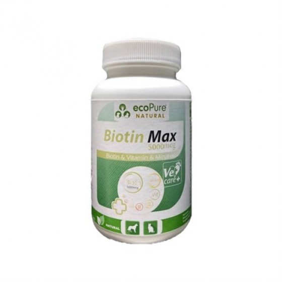 Ecopure Kedi ve Köpekler İçin Vitamin Mineral Biotin Max 50gr