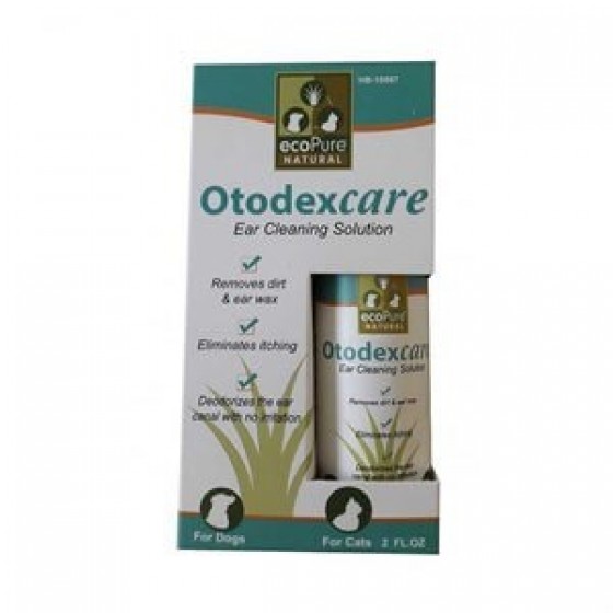 EcoPure Otodex Kedi ve Köpek Kulak Temizleme Solüsyonu 65ml