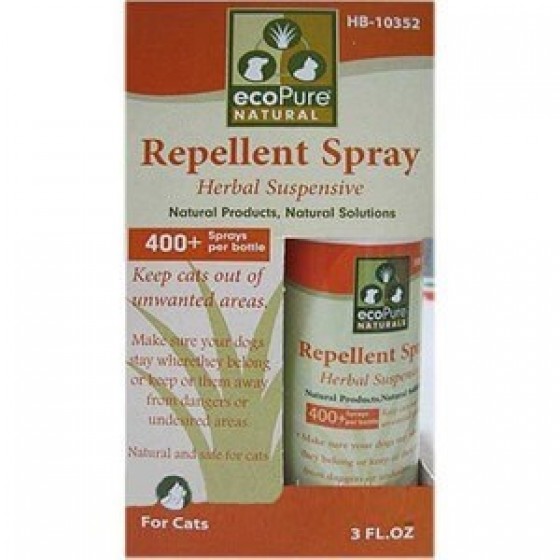 EcoPure Repellent Spray Kediler İçin Bitkisel Uzaklaştırıcı Sprey 100