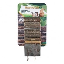 EuroGold Doğal Ahşap Çiftli Kemirgen Platformu 7x35 cm