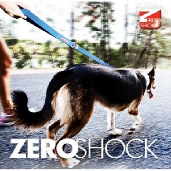 EzyDog Zero Shock Şok Absorbe Edici Köpek Kayışı 65 Cm Mavi