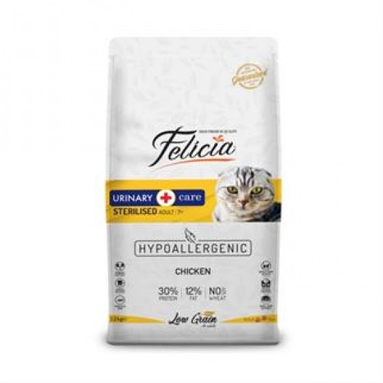 Felicia Düşük Tahıllı Tavuklu Kısır Kedi Maması 12 kg