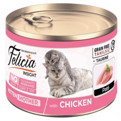 Felicia Kitten Mother Ezme Anne ve Yavru Kedi Konservesi 200gr Felicia Kitten Mother Ezme Anne ve Yavru Kedi Konservesi 200gr