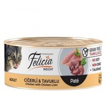 Felicia Tahılsız Ciğerli Tavuklu Kedi Konservesi 85 gr