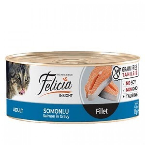 Felicia Tahılsız Somonlu Fileto Kedi Konservesi 85 gr