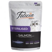 Felicia Tahılsız Somonlu Kısırlaştırılmış Pouch Kedi Konservesi 85 gr