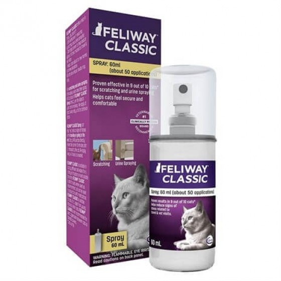 FELIWAY Classic Kediler için Sakinleştirici Sprey 60 ml