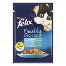 Felix Çifte Lezzet Somon & Sardalya Kedi Yaş Mama 85 Gr Felix Çifte Lezzet Somon & Sardalya Kedi Yaş Mama 85 Gr