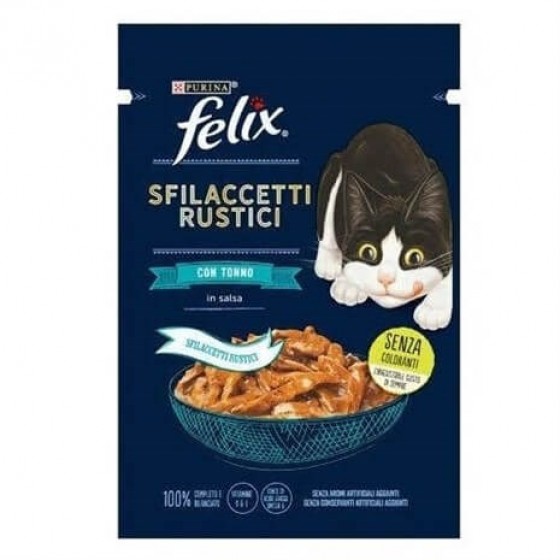 Felix Tasty Et Dilimleri Sos İçinde Ton Balıklı Kedi Konservesi 80gr