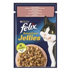 Felix Sensation Somon & Karidesli Kedi Yaş Mama 85 Gr Felix Sensation Somon & Karidesli Kedi Yaş Mama 85 Gr