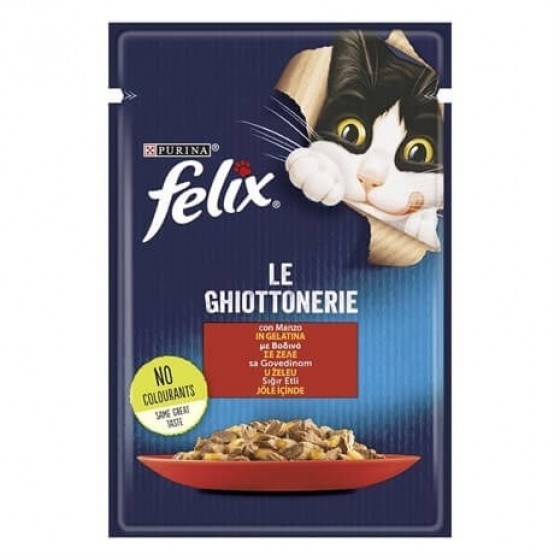 Felix Agail Sığır Etli Kedi Yaş Mama 85 Gr