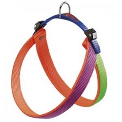 Ferplast Agilla Colors 2 Göğüs Tasması Mor Orange Ferplast Agilla Colors 2 Göğüs Tasması Mor Orange