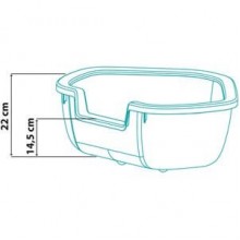 Ferplast Dama Köşe Kedi Tuvaleti