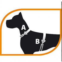 Ferplast Ergocomfort Göğüs Tasması Medium Kırmızı