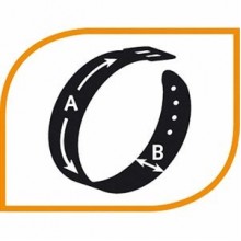 Ferplast Köpek Boyun Tasması Mavi 37x45cm