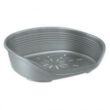 Ferplast Siesta Deluxe 10 Köpekler İçin Plastik Yatak Gri