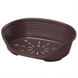 Ferplast Siesta Deluxe 12 Köpekler İçin Plastik Yatak Kayverengi