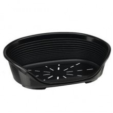 Ferplast Siesta Deluxe 4 Köpekler İçin Plastik Yatak Siyah