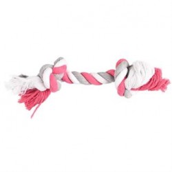 Flamingo 2 Dügümlü Diş İpi Köpek Oyuncağı Pembe+Gri 22 Cm Flamingo 2 Dügümlü Diş İpi Köpek Oyuncağı Pembe+Gri 22 Cm