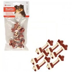 Flamingo Duetto Bones Tavuk & Peynirli Ödül Kemiği 90gr 6lı Flamingo Duetto Bones Tavuk & Peynirli Ödül Kemiği 90gr 6lı