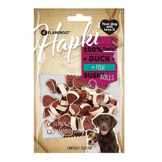 Flamingo Hapki Ördekli Balıklı Sushi Roll Köpek Ödülü 85gr