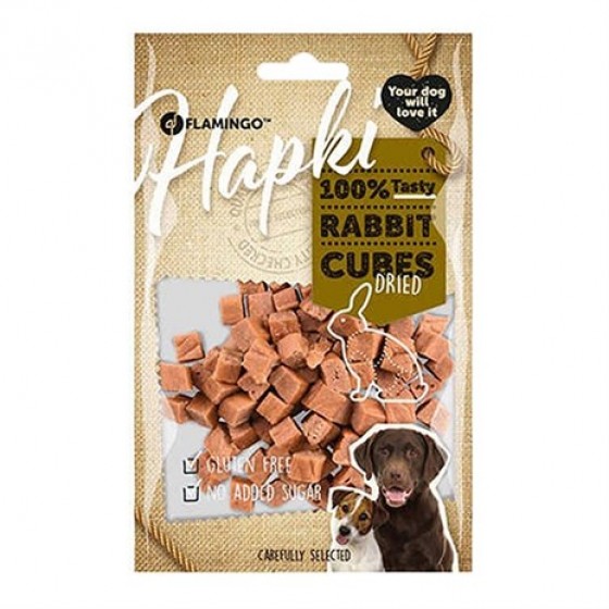 Flamingo Hapki Rabbit Cubes Tavşanlı Köpek Ödülü 85gr