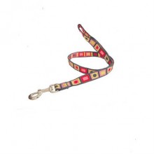 Flamingo Jolly Renkli Desenli Köpek Gezdirme Tasması 2,5x100cm