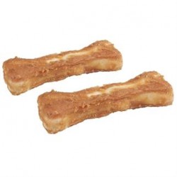 Flamingo Tavuk Eti Kaplı Kemik Köpek Ödülü 2 li 15 cm Flamingo Tavuk Eti Kaplı Kemik Köpek Ödülü 2 li 15 cm