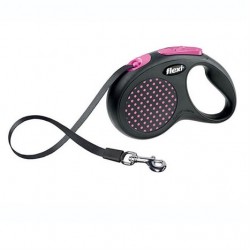 Flexi Design 5 Mt Otomatik Şerit Tasma Medium Pembe